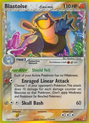Blastoise δ 2 $260.26