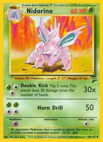 Nidorino 54 $1.55