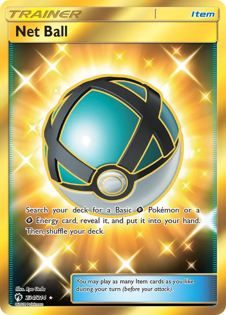 Sun & Moon—Lost Thunder 英語版 Net Ball 234 カード表面