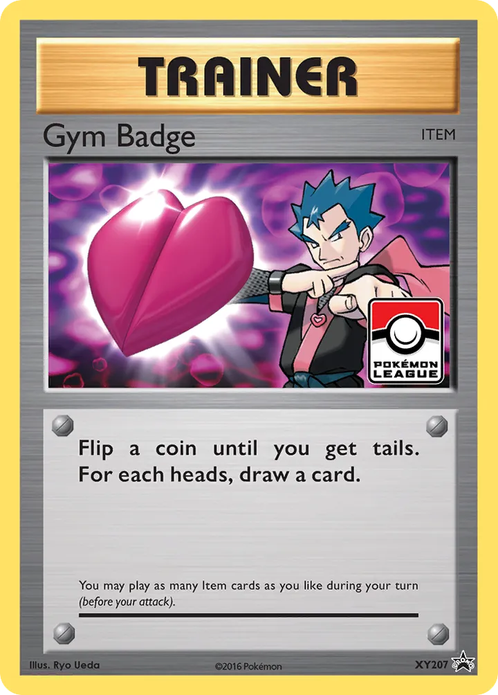 XY Black Star Promos 英語版 Gym Badge XY207 カード表面