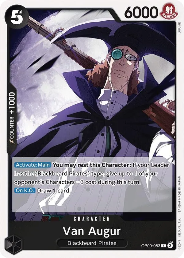 Emperors in the New World 영어판 Van Augur OP09-083 카드 앞면