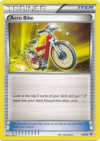XY Trainer Kit: Latias & Latios 영어판 Acro Bike (#20 Latias) 20 카드 앞면