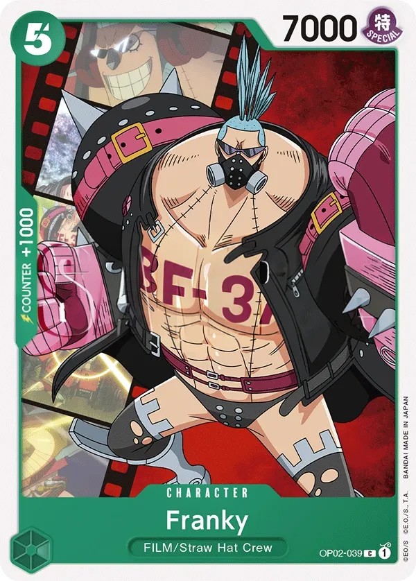 Paramount War 英語版 Franky OP02-039 · パラレル カード表面