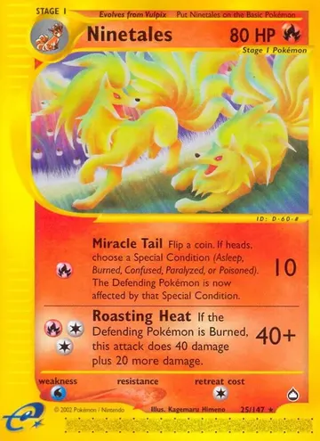 Ninetales 25 $43.00