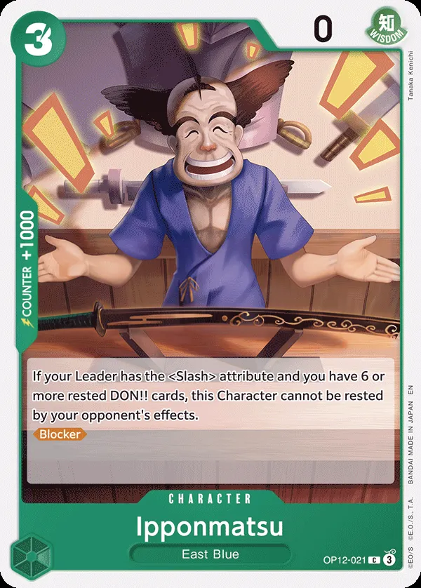 Legacy of the Master 영어판 Ipponmatsu OP12-021 카드 앞면