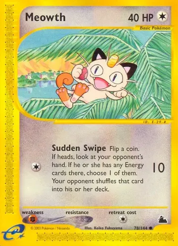 Meowth 78 $155.00