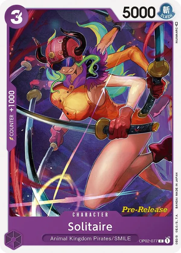 Paramount War 영어판 Solitaire OP02-077 · 세트 출시 행사 카드 앞면