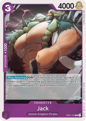 Jack OP01-102 $0.18