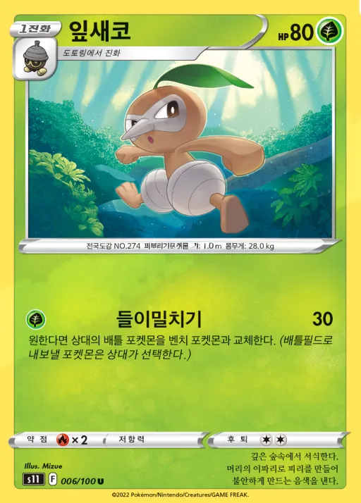 Front of 잎새코 6, 로스트어비스 Korean