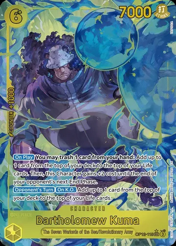 Bartholomew Kuma OP12-119 · Parallel $17.66