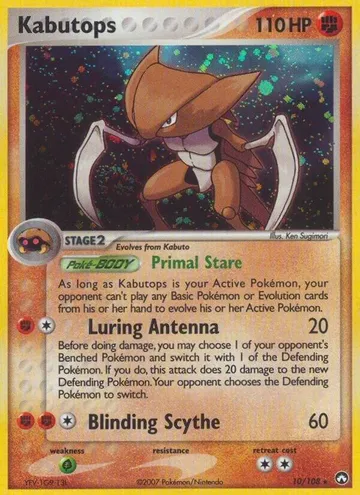 Kabutops 10 $21.52