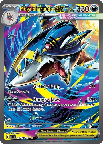 Mega Sharpedo ex 127 $17.97
