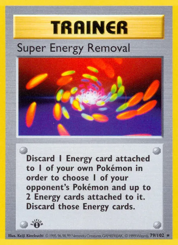 Base Set 英語版 Super Energy Removal 79 カード表面
