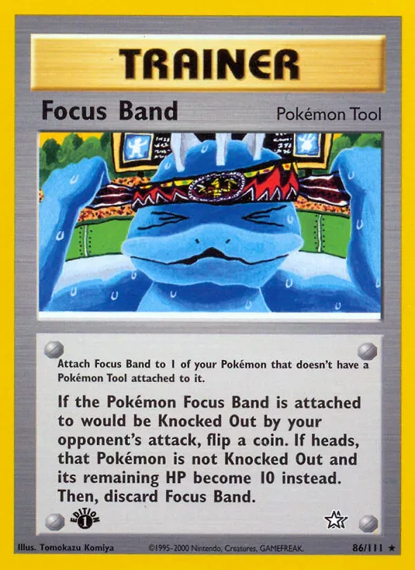 Neo Genesis 英語版 Focus Band 86 カード表面