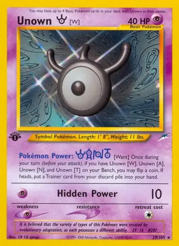 Unown [W] 29 $16.65