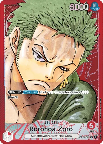 Roronoa Zoro OP01-001 · Parallel $773.75