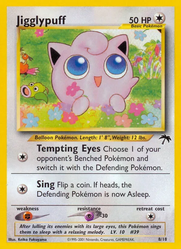 Front of Jigglypuff 8, Southern Islands English