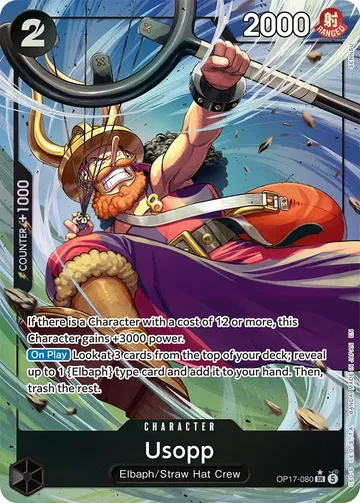 Usopp OP17-080 · Parallel $12.56