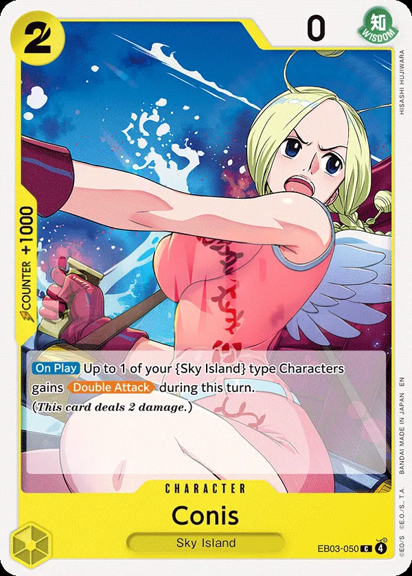 One Piece Heroines Edition 英語版 Conis EB03-050 カード表面