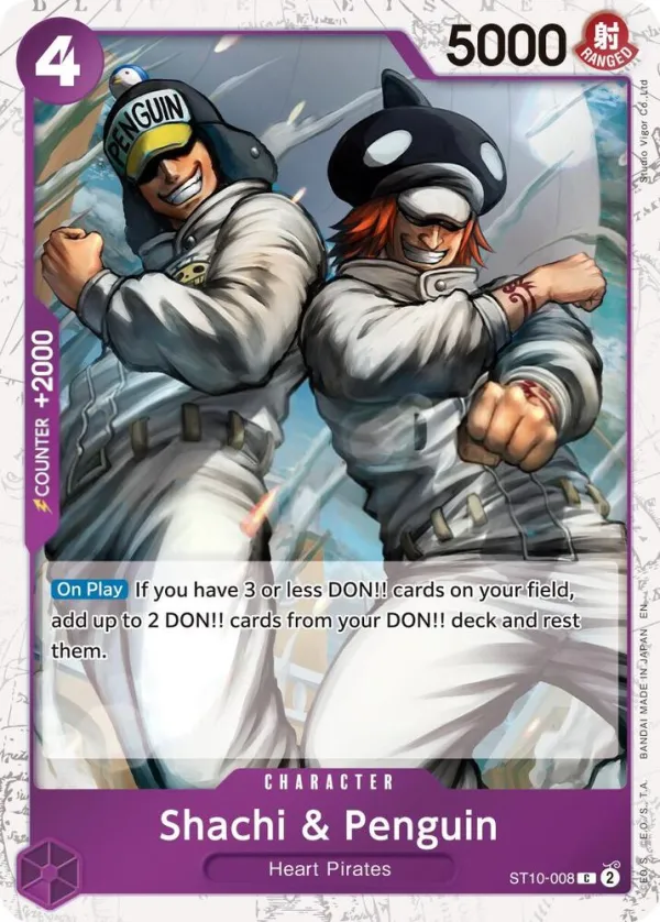 The Three Captains 영어판 Shachi & Penguin ST10-008 · 재록 · 해적 카드 앞면
