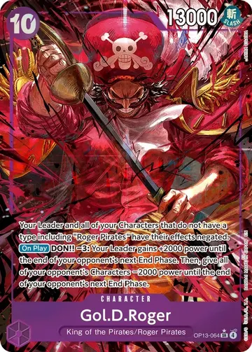Gol.D.Roger OP13-064 · Parallel $12.66