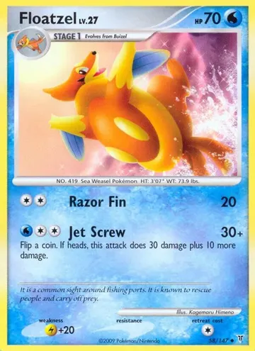 Floatzel 58 $0.36