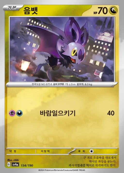 Front of 음뱃 134, 샤이니트레저 ex Korean