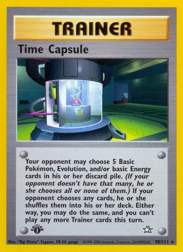 Neo Genesis 영어판 Time Capsule 90 카드 앞면