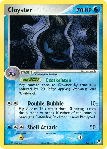 Cloyster 20 $2.90