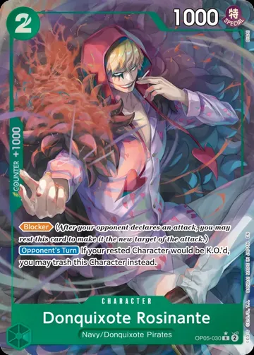 Donquixote Rosinante OP05-030 · パラレル ¥526