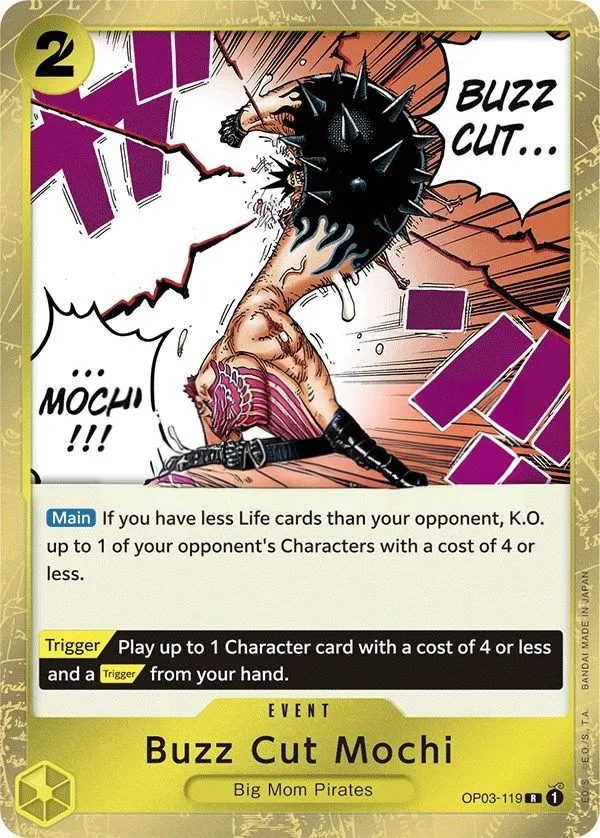 Pillars of Strength 英語版 Buzz Cut Mochi OP03-119 カード表面