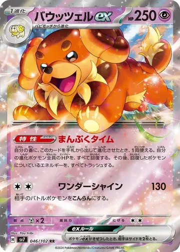 バウッツェルex 46 ₩657