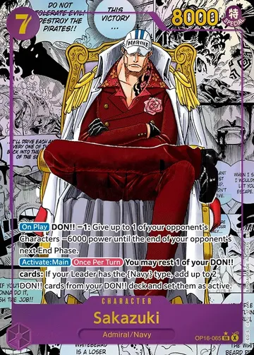 Sakazuki OP16-065 · Parallel 2 $1,111.83