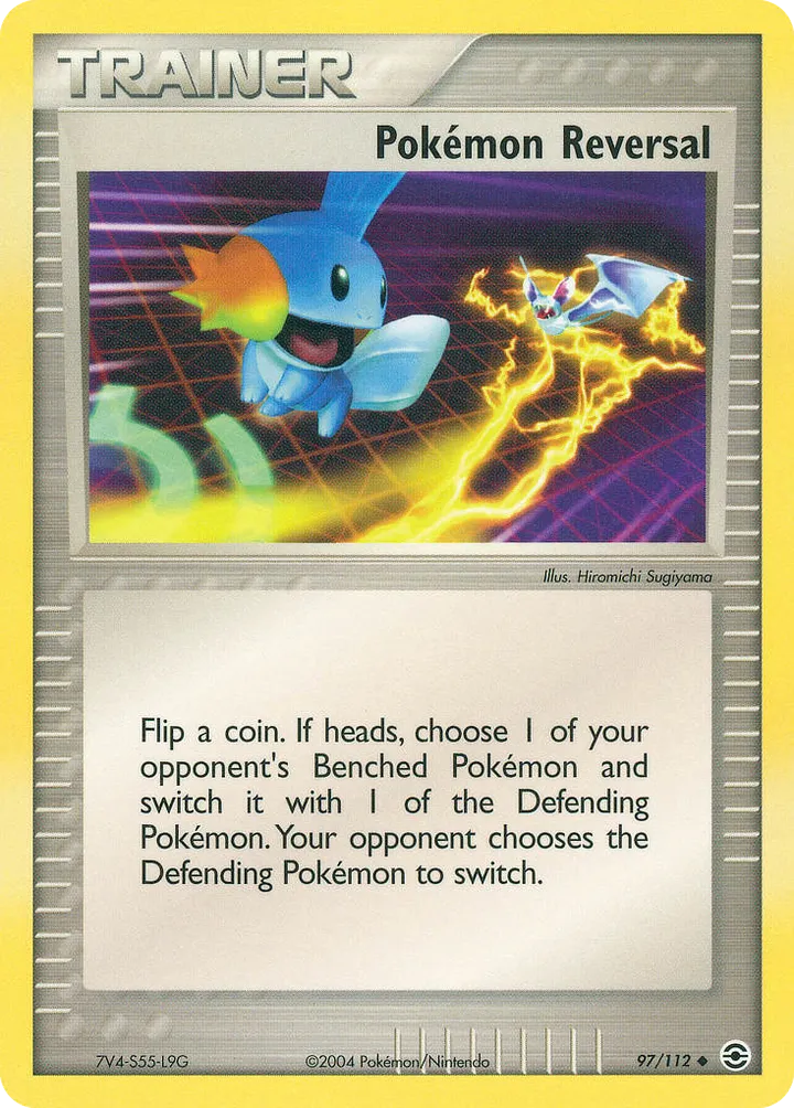 EX FireRed & LeafGreen 英語版 Pokémon Reversal 97 カード表面
