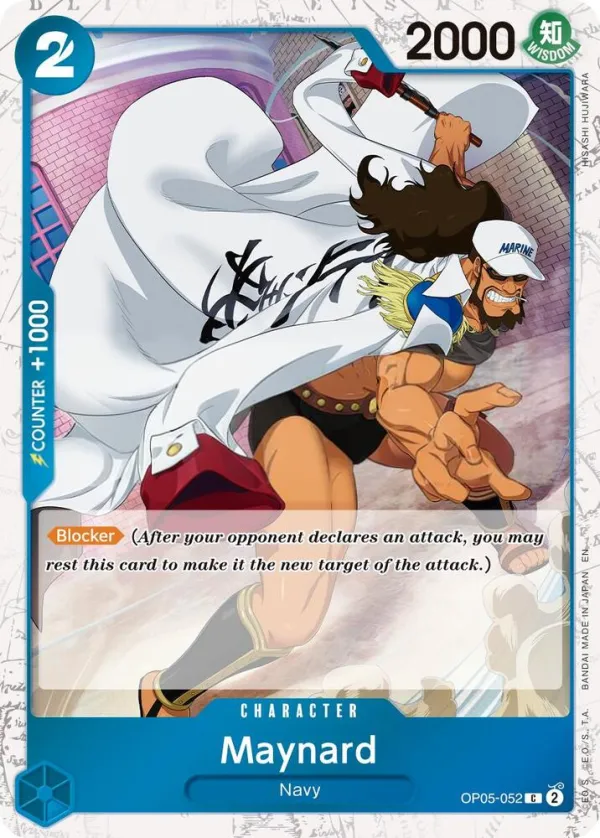 Awakening of the New Era 英語版 Maynard OP05-052 · 再録 · パイレーツ カード表面