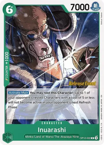 Inuarashi OP12-022 · プレリリース ¥107