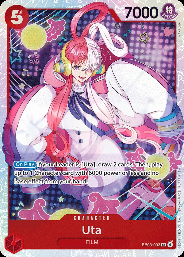 Front of Uta EB03-003, One Piece Heroines Edition English