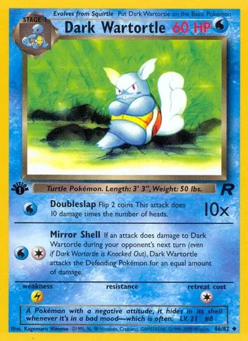 Dark Wartortle 46 $3.80