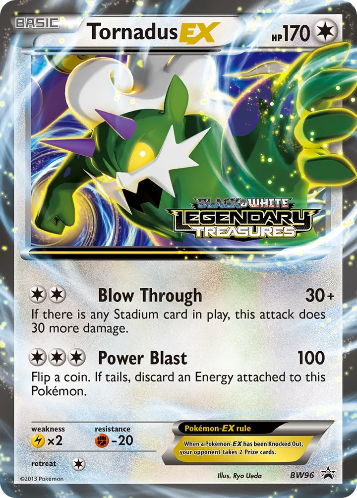 BW Black Star Promos 英語版 Tornadus-EX BW96 カード表面