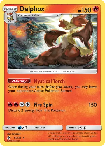 Delphox 17 $1.39