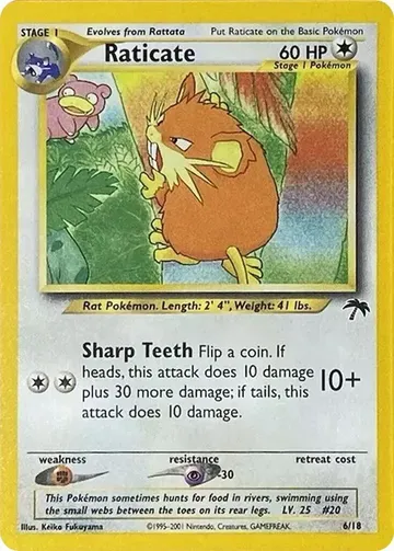 Raticate 6 $38.42