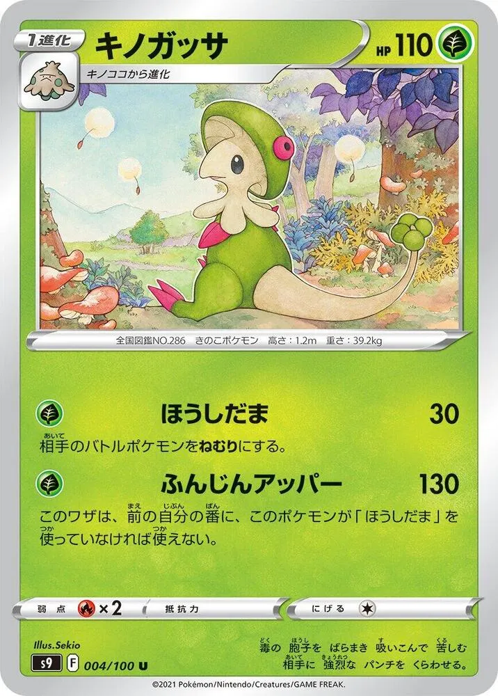 Front of Breloom 4, スターバース Japanese