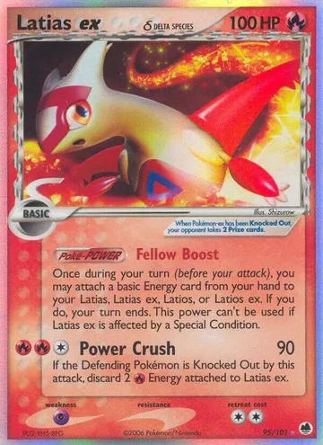 Latias ex δ 95 $160.00
