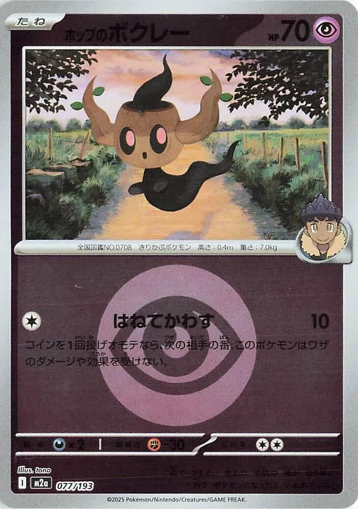 Front of Hop's Phantump (Energy Symbol Pattern) 77, MEGAドリームex Japanese