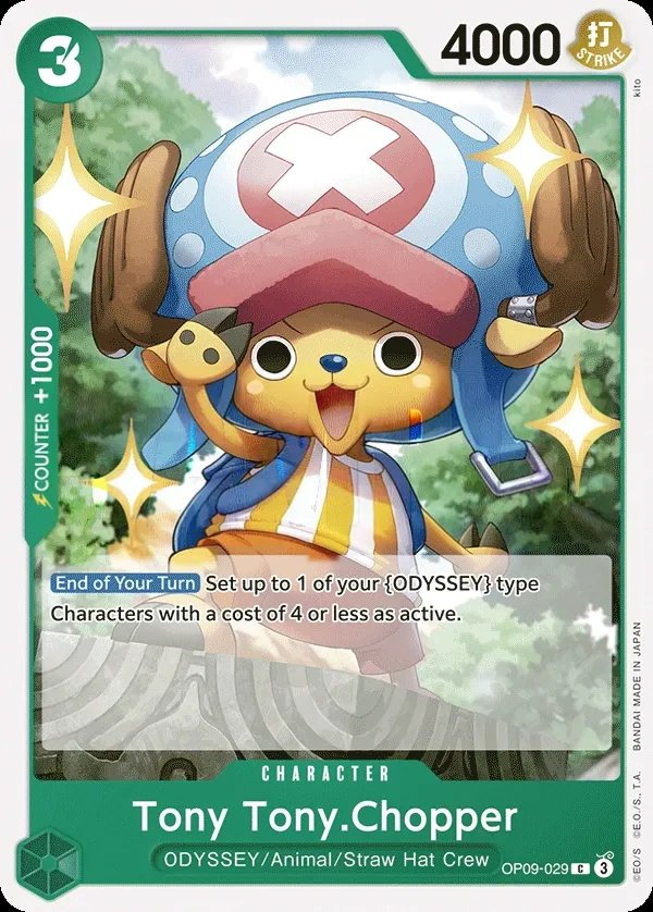 Emperors in the New World 영어판 Tony Tony.Chopper OP09-029 카드 앞면
