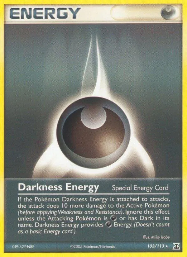 EX Delta Species 英語版 Darkness Energy 103 カード表面