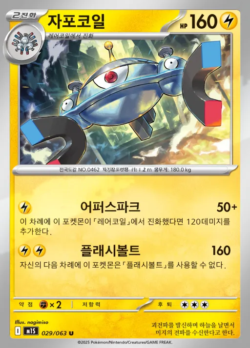 Front of 자포코일 29, 메가심포니아 Korean