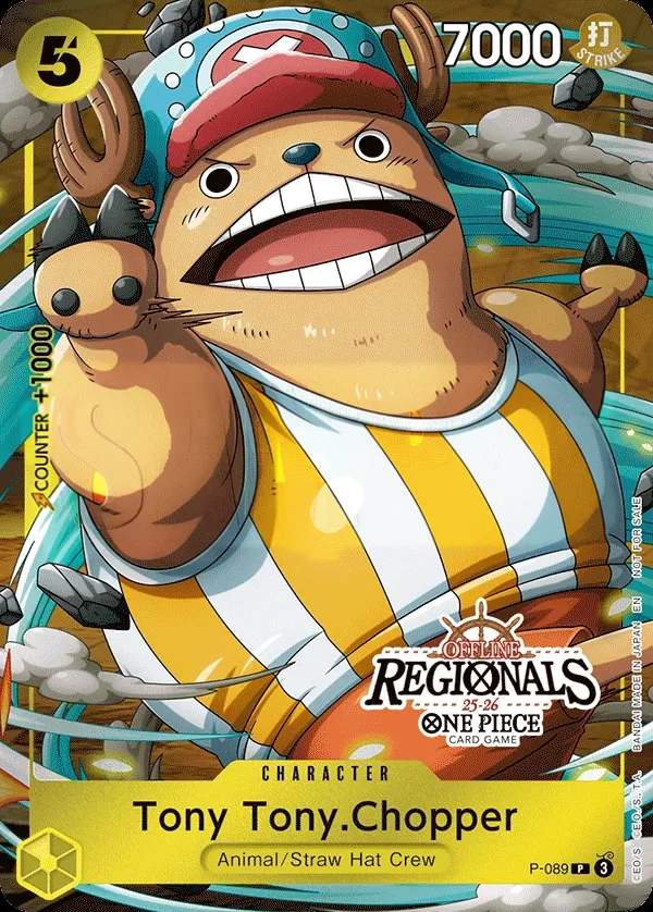 Promotion Cards 英語版 Tony Tony.Chopper P-089 カード表面