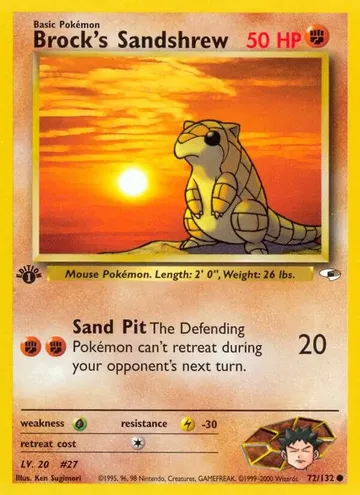 Brock's Sandshrew 72 ₩2,668
