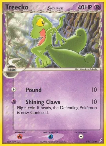 Treecko (Delta Species) 68 $2.11